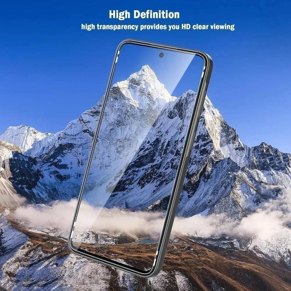 3Pcs Full Cover Ultra Clear Tempered Glass for Samsung Galaxy S26 S25 S24 S23 Ultra S22 S21 Plus S25 S24 FE 9H Screen Protector