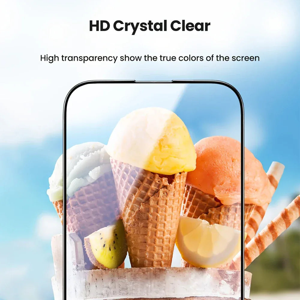 3PCS Oleophobic Tempered Glass Screen Protector for iPhone