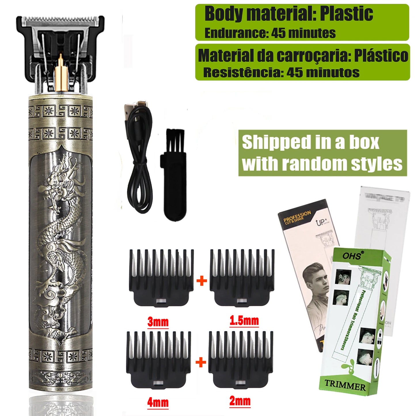 T9 Hair Clipper Professional Beard & Hair Trimmer - Urbizia