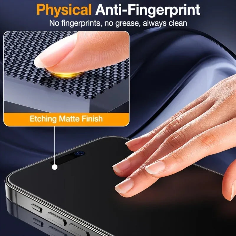 Anti-Spy Tempered Glass Screen Protector iPhone 3-Pack