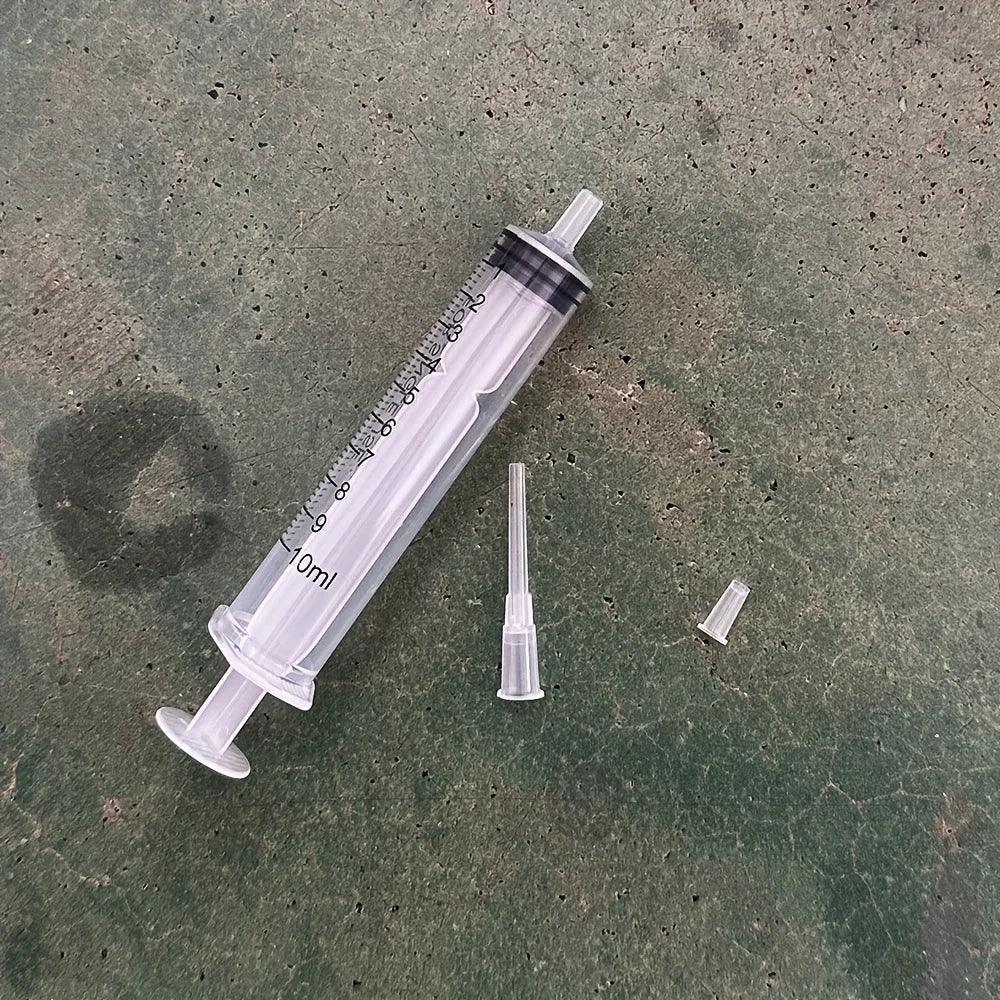 Plastic Syringe, Available in Capacities of 1000ml, 550ml, 350ml, 200ml, 100ml, 60ml, 20ml, 10ml, Suitable for Laboratory Dispensing, Dispensing Glue, Watering, and Veterinary Use - Urbizia