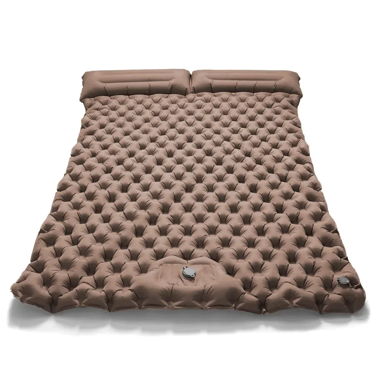 Outdoor Camping Double Inflatable Mattress Extra Wide Sleeping Pad Ultralight Folding Bed Sleeping Mat Car Travel Mat - Urbizia