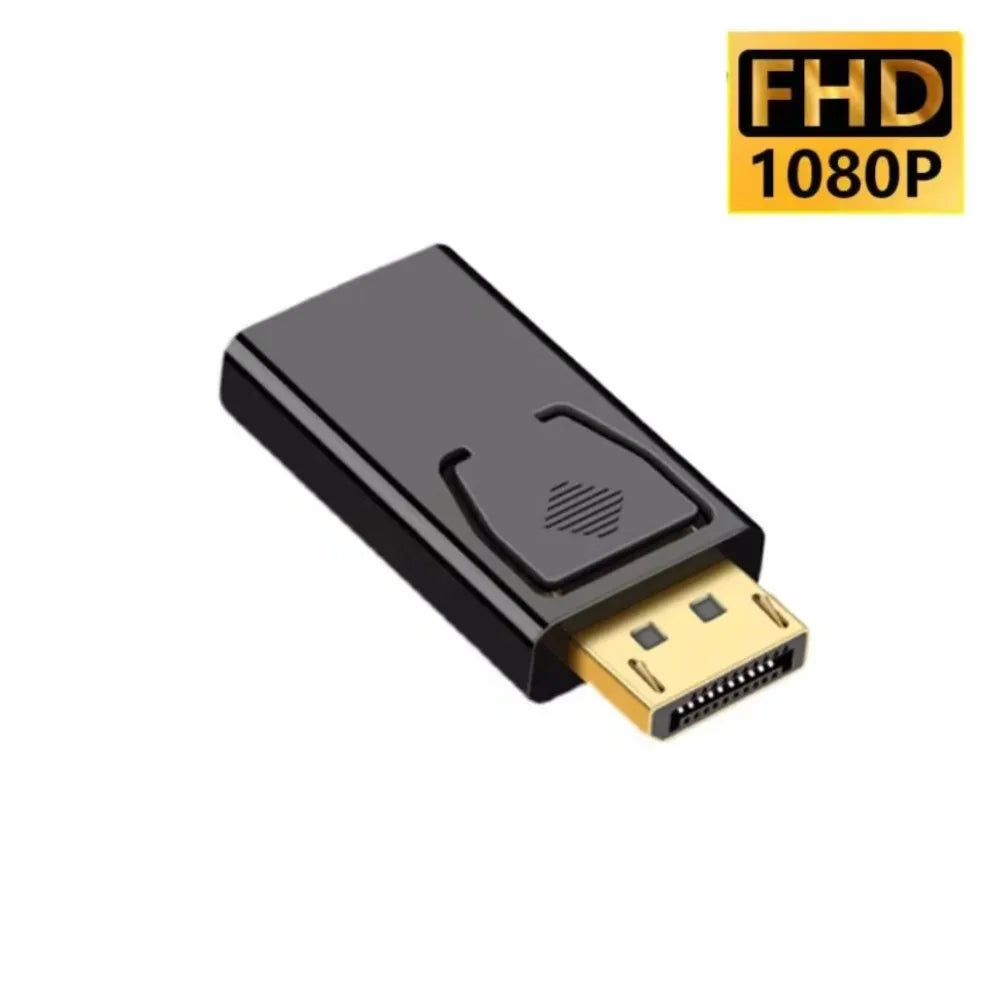 4K 30Hz/60Hz DP DisplayPort to HDMI-compatible Adapter Converter Display Port DP to HDTV Adapter Video Audio Laptop PC Laptop