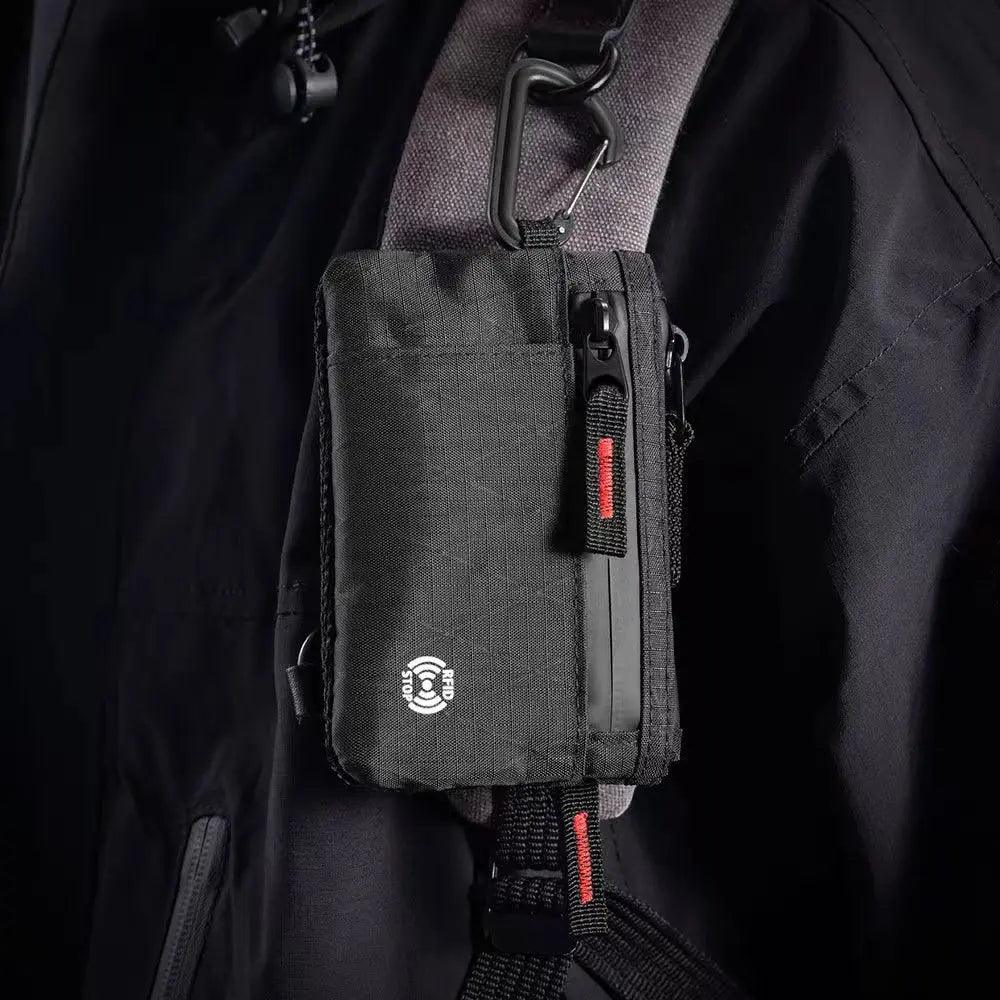 Lucky Hour RFID-Blocking Nylon Wallet – Slim, Unisex, Multi-Compartment
