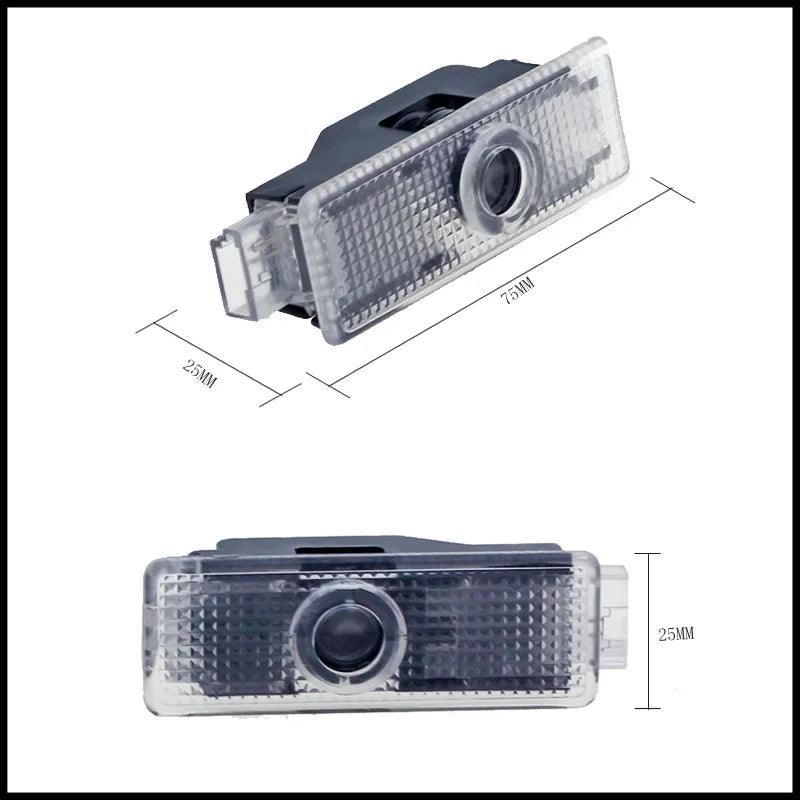 2PCS Welcome Light For E60 E46 E61 F07 F10 F11 F18 E63 E65 E90 E92E93 E91 F30 LED Car Door Projector Welcome Ghost Shadow Light