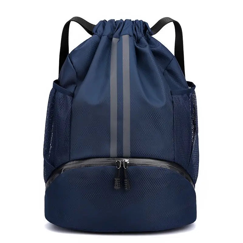 Basketball Football or Swimming Bag Dry Wet Separation Swimsuit Storage Bag Sports Backpack Training and Fitness Drawstring