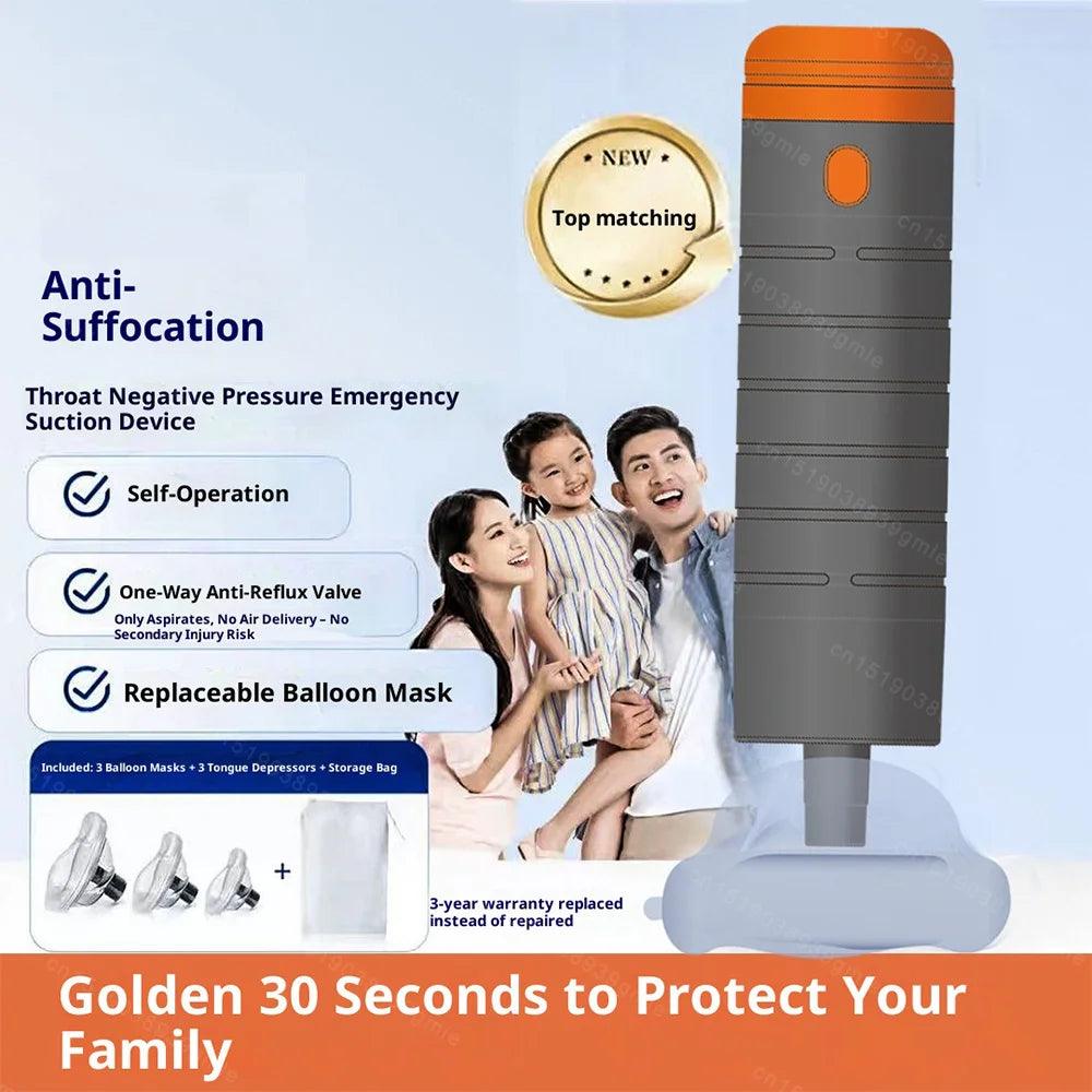 Anti-Choking Rescue Device with 2 Mask Sizes – Auto CPR