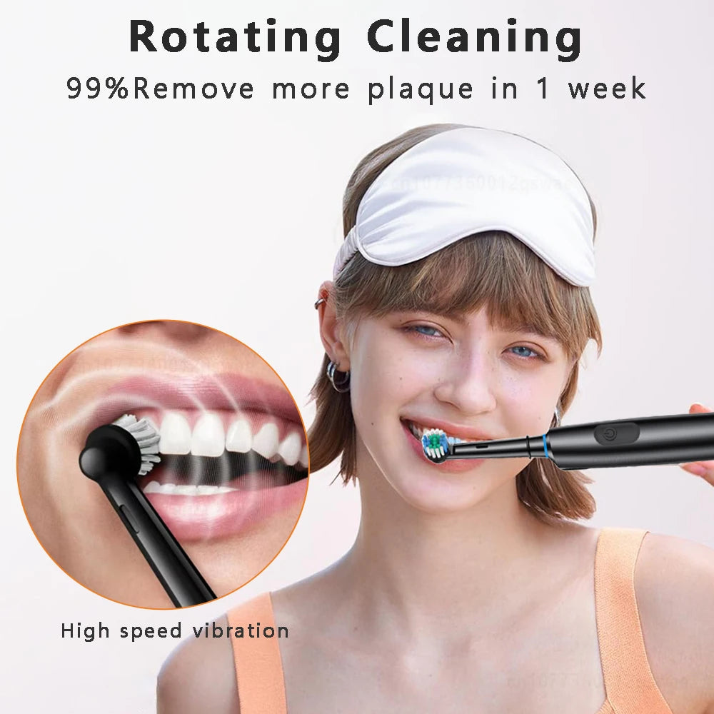 Electric Toothbrush Rotary Cleaning Teeth Brush - Urbizia