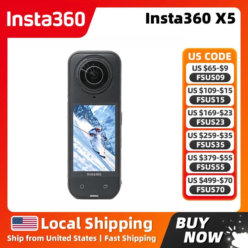 Insta360 X5 Standard Bundle 8K 360 Action Camera