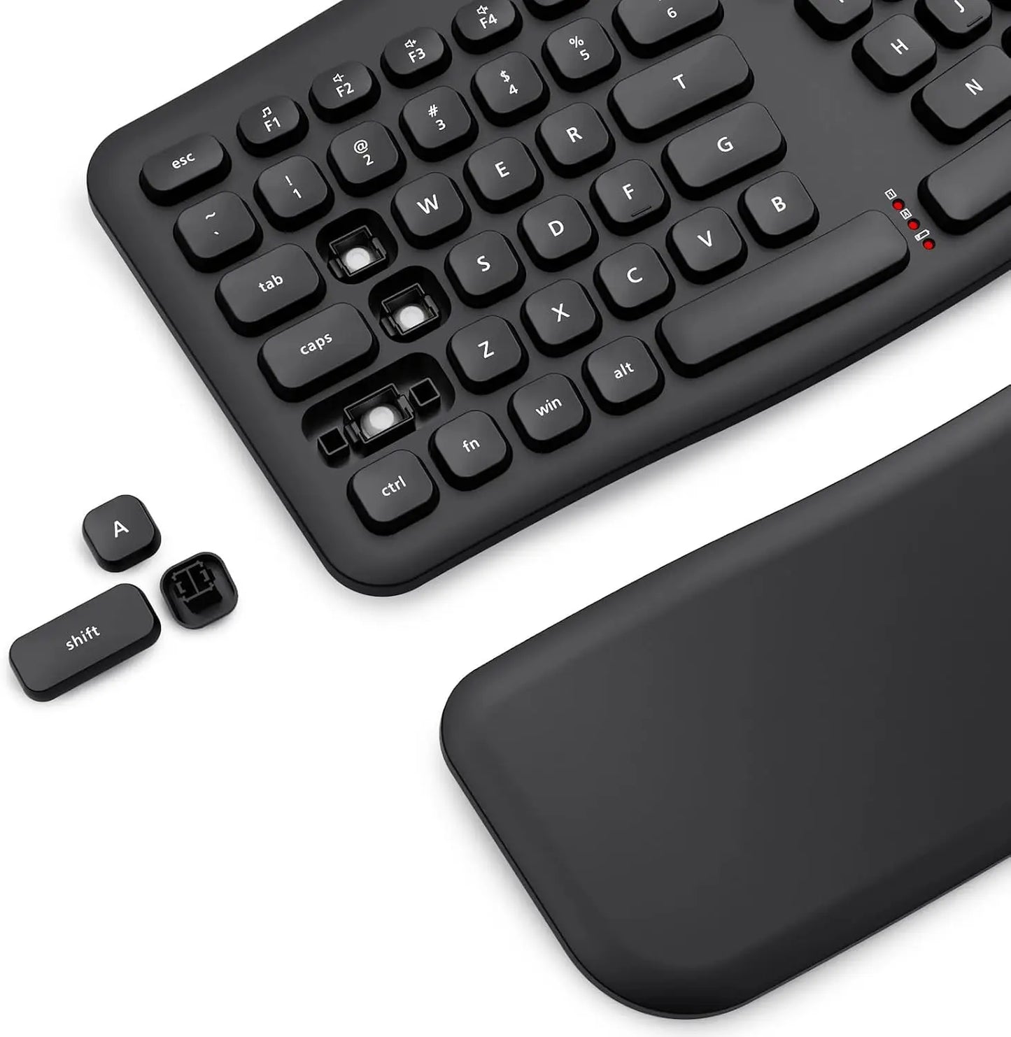 Redragon BS7162 Wireless Keyboard and Mouse Combo, 108 Keys 2.4Ghz Wireless Low-Profile Membrane Keyboard
