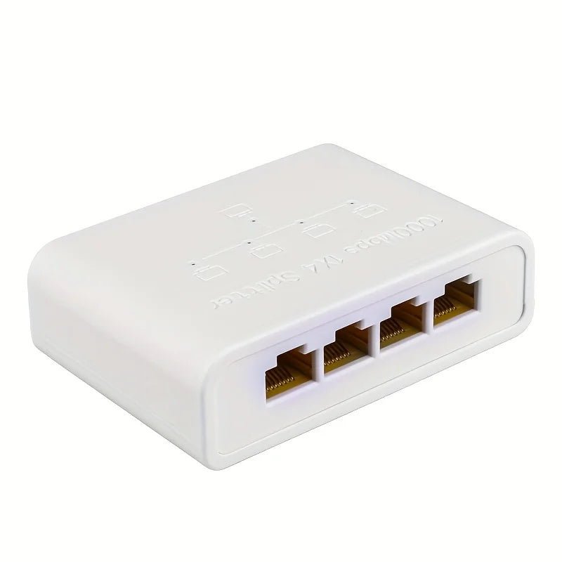 Magecam RJ45 Network Switch Hub 1 In 4 Out Converter 1000Mbps Gigabit Ethernet Switch Hub Wire Divider PC LAN Extend Adapter