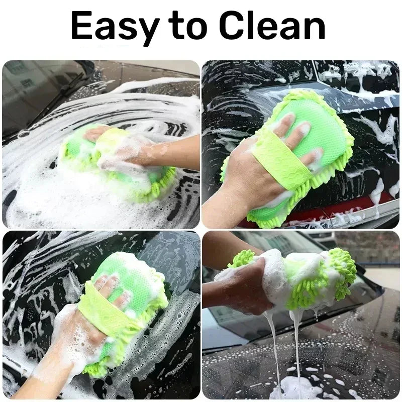 Microfiber Car Wash Sponge Set - Urbizia