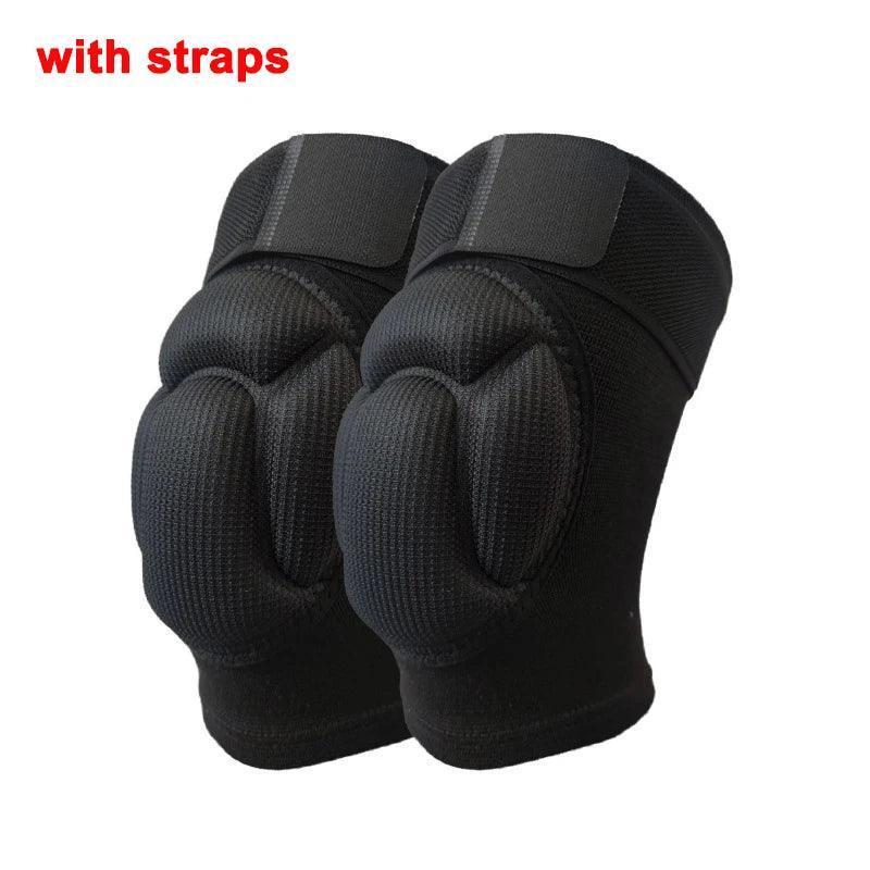 1Pair Thickened Protection Sports Kneepad Gym Support Fitness Gear Gear Basketball Brace Protector Male/Female Non Slip Pads - Urbizia