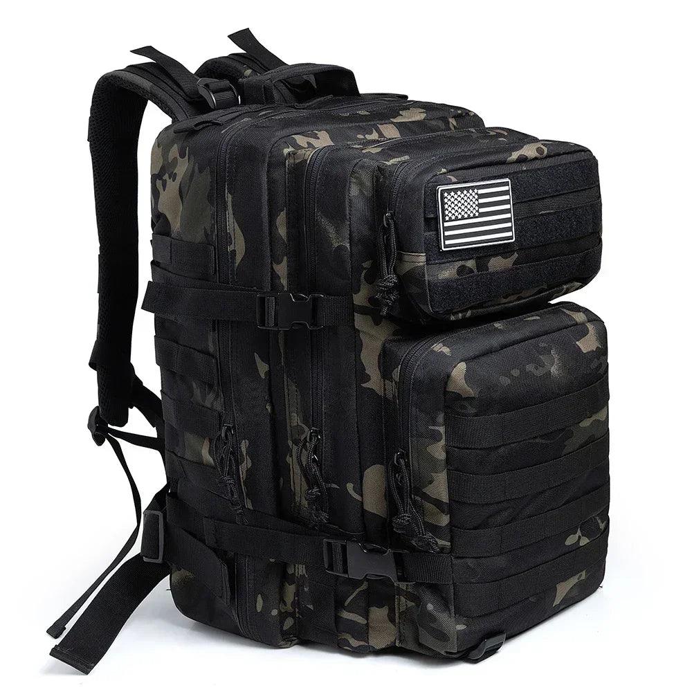 Outdoor Tactical Backpacks 45L Large Capacity Man 3 Days Molle Assault Bags For Outdoor Trekking Camping Backpack