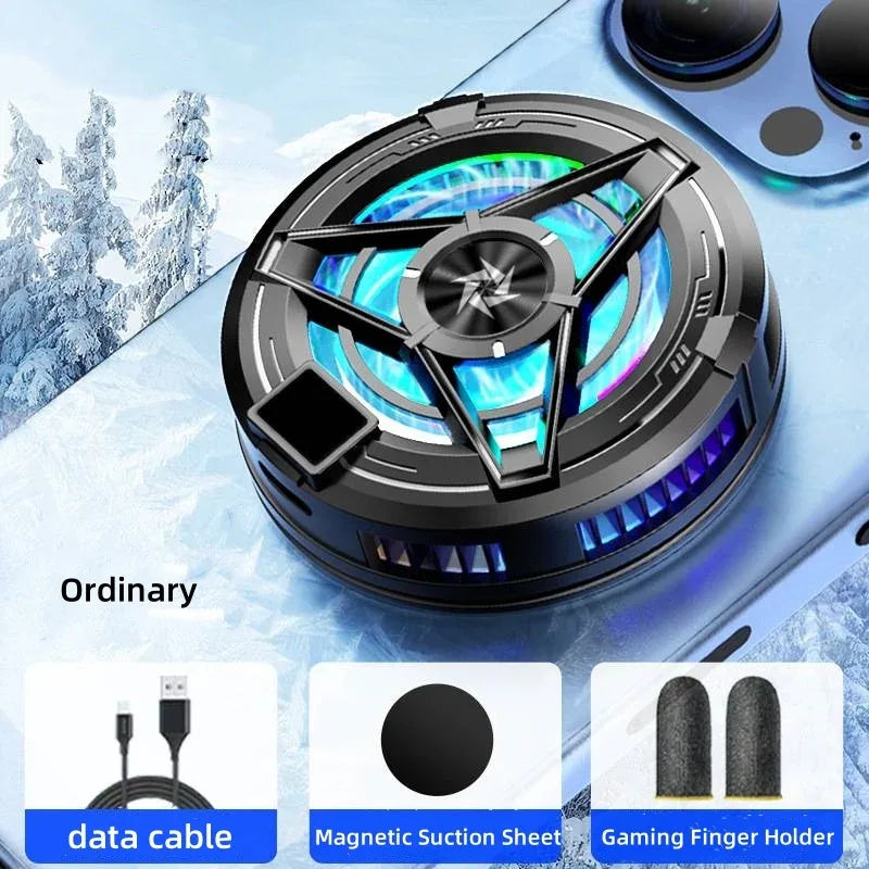 SL17 Magnetic Semiconductor Phone Cooler with LED Display RGB