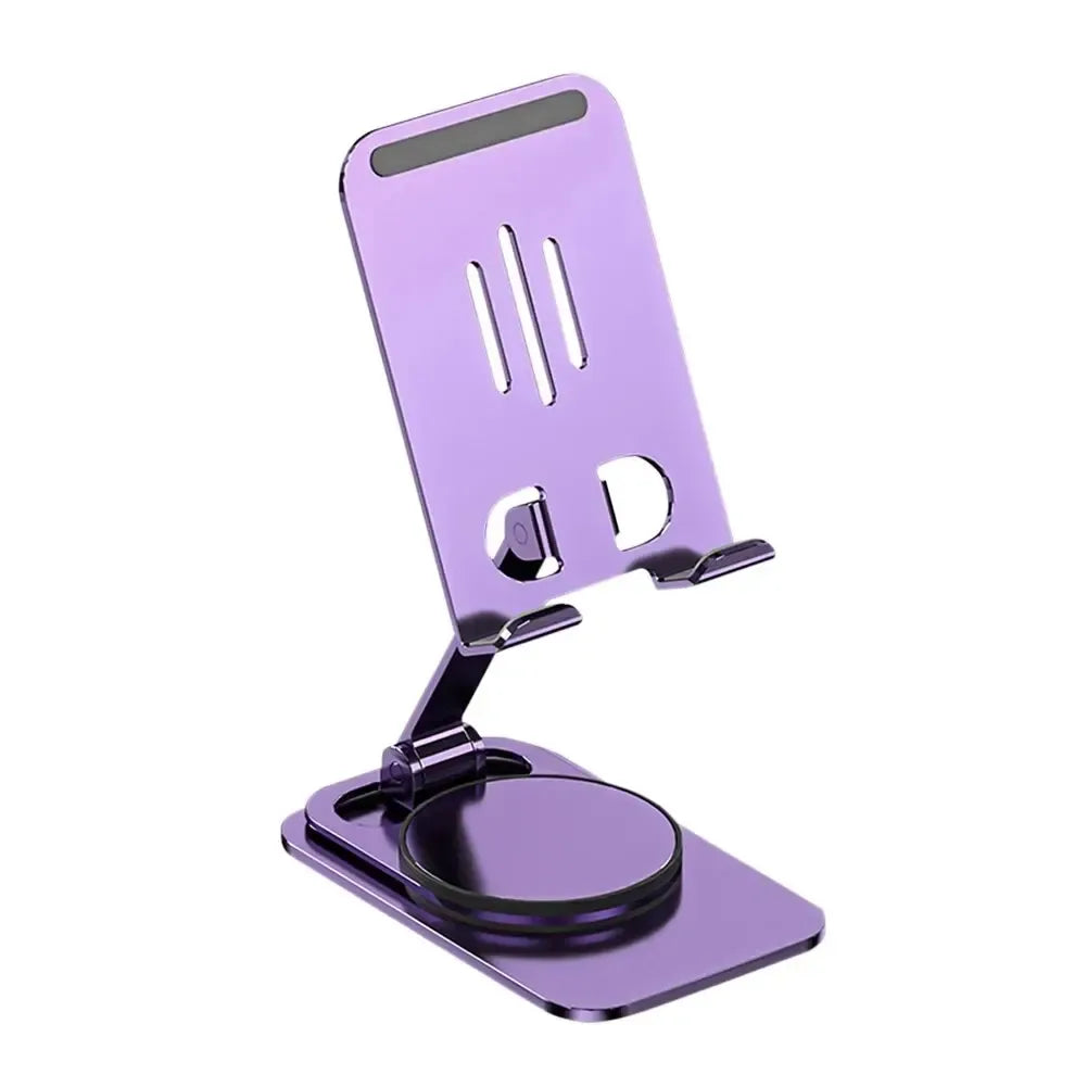 Metal 360 Degree Rotating Mobile Phone Tablet Pc Stand Lazy Portable Foldable Stand Mobile Phone Stand K61 Live Stand Expansion - Urbizia