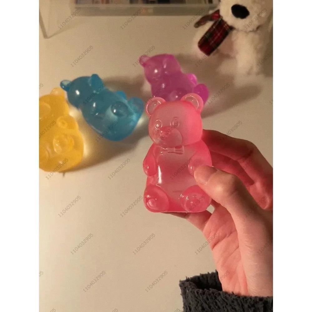Colorful Gummy Bear Squeeze Fidget Toy – Anti-Stress Relief