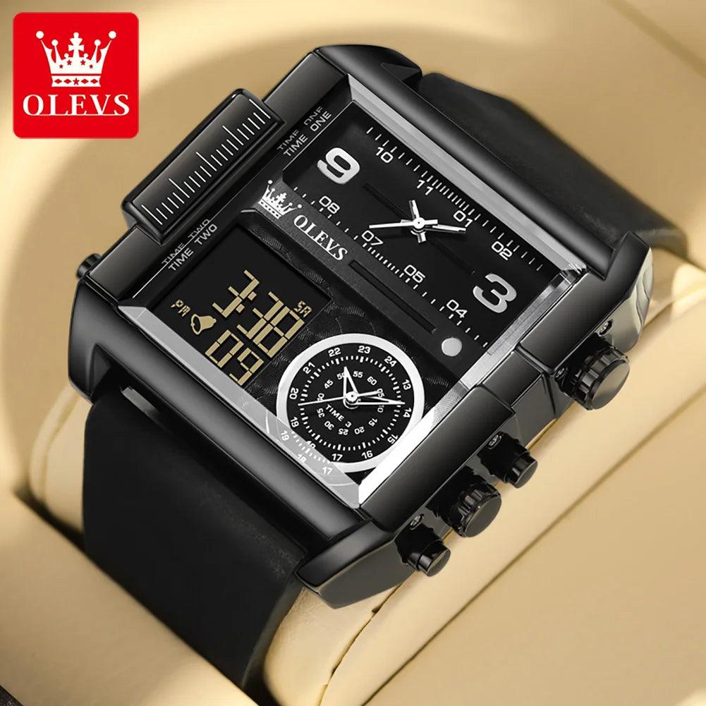 OLEVS Brand Watch Multi Functional Men's Electronic Watch Waterproof 1101