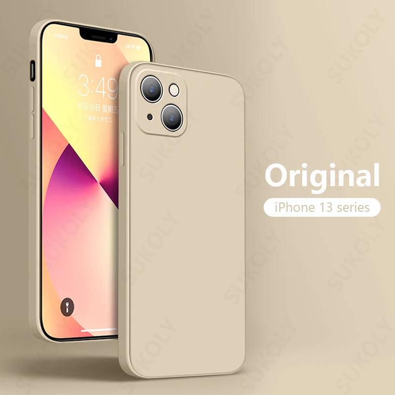 Luxury Liquid Silicone Case for iPhone Full Protection Series
