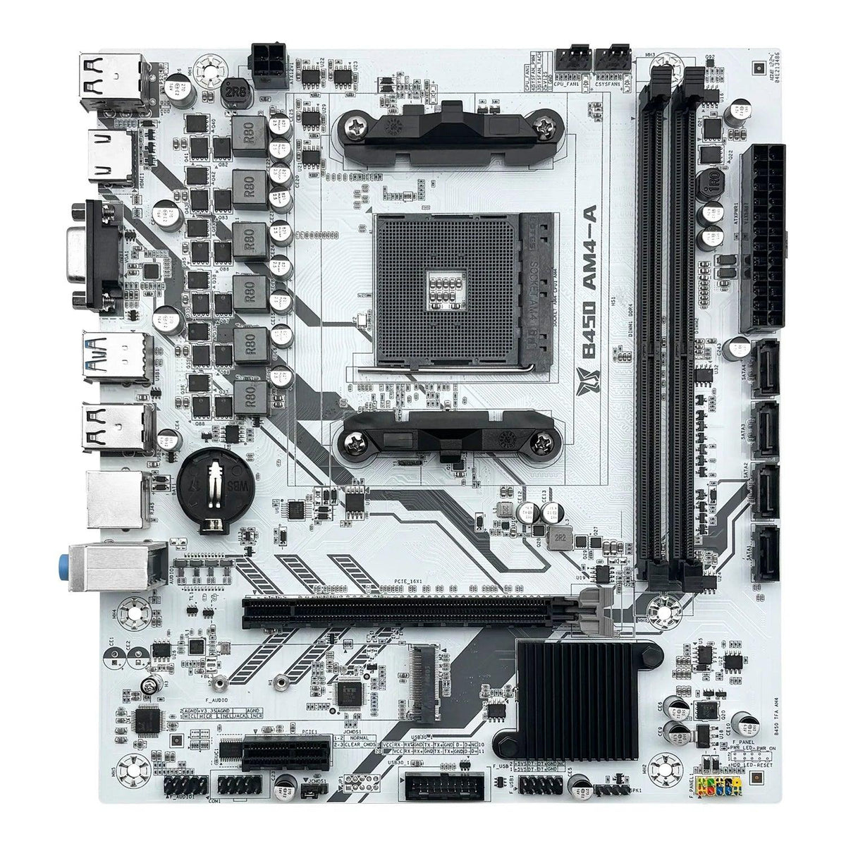 MACHINIST B450 AM4 Motherboard AMD CPU Processor Dual-channel DDR4 Memory Mainboard M.2 NVME (Supports Ryzen 5500 5600 5600G CPU)