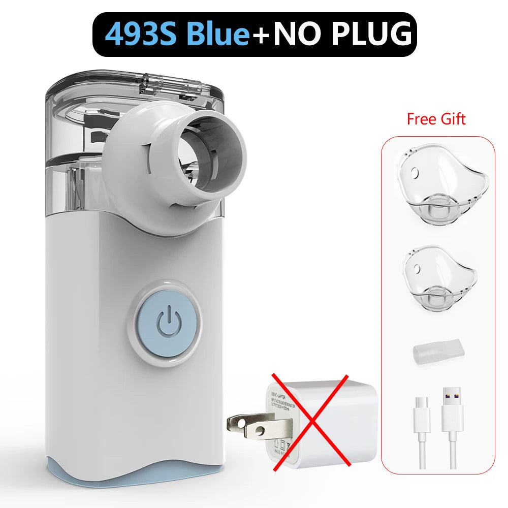Autoclean Silent Mesh Nebulizer - Portable Handheld Inhalator for Children, Compact Atomizer for Daily Use