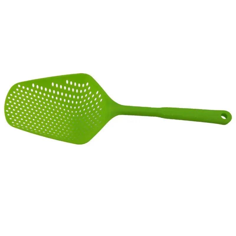 Large Kitchen Strainer Spoon Funnel Oil Filter Ladle