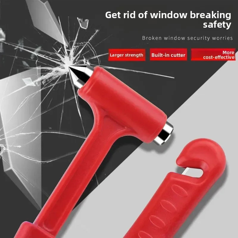 Car Safety Hammer Car Window Breaker Emergency Hammer with Seat Belt Cutter for Auto Rescue Escape Life Saver Hammer - Urbizia