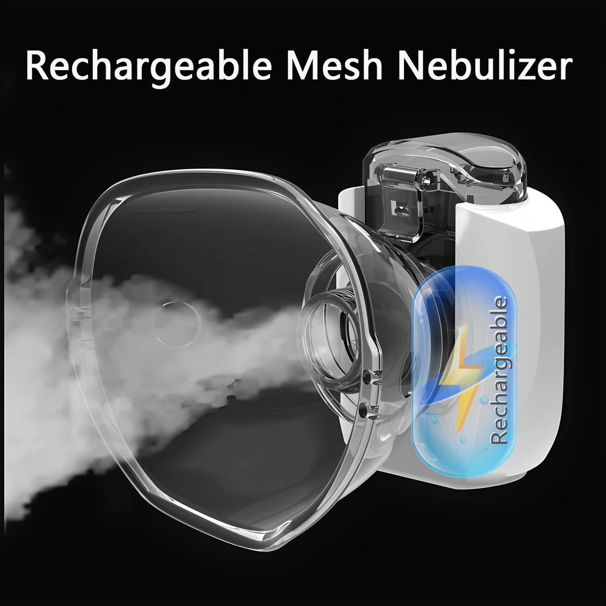 Rechargeable Atomizer Kids Adult Saving Emergency Device Nebulizer Silent Mesh Mini First Aid Kit Handheld Asthma Inhaler