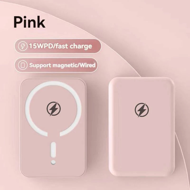 Magnetic Wireless Charger 10000mAh: 15W PD Fast Charging Power Bank for iPhone 16/17γ15/14/13/12 Series