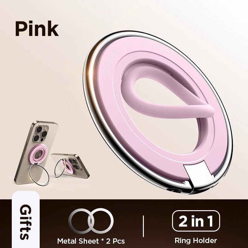 JOYROOM Durable Silicone Ring For Magsafe Phone Grip Holder Kickstand Magnetic Phone Ring Holder Stand For 4.7-7.0 inches Phones