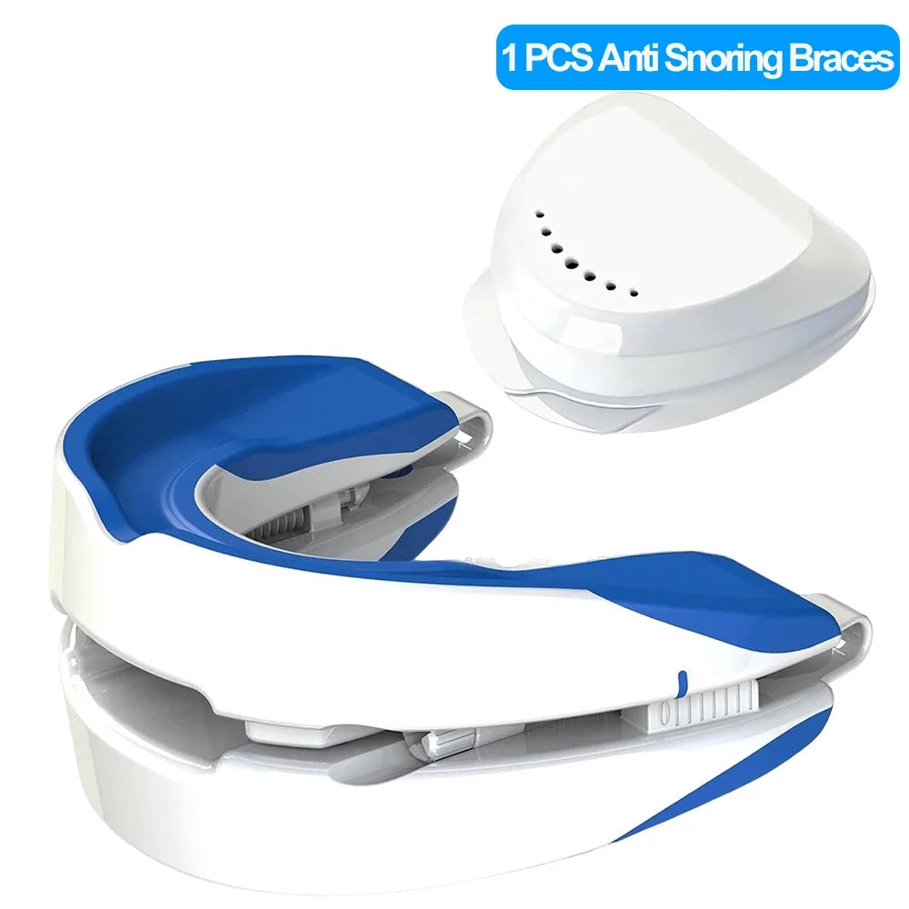 Adjustable Anti-Snore Mouthpiece Sleeping Mouth Guard Stop Snoring Device Nighttime Teeth Protection And Bruxism Relief