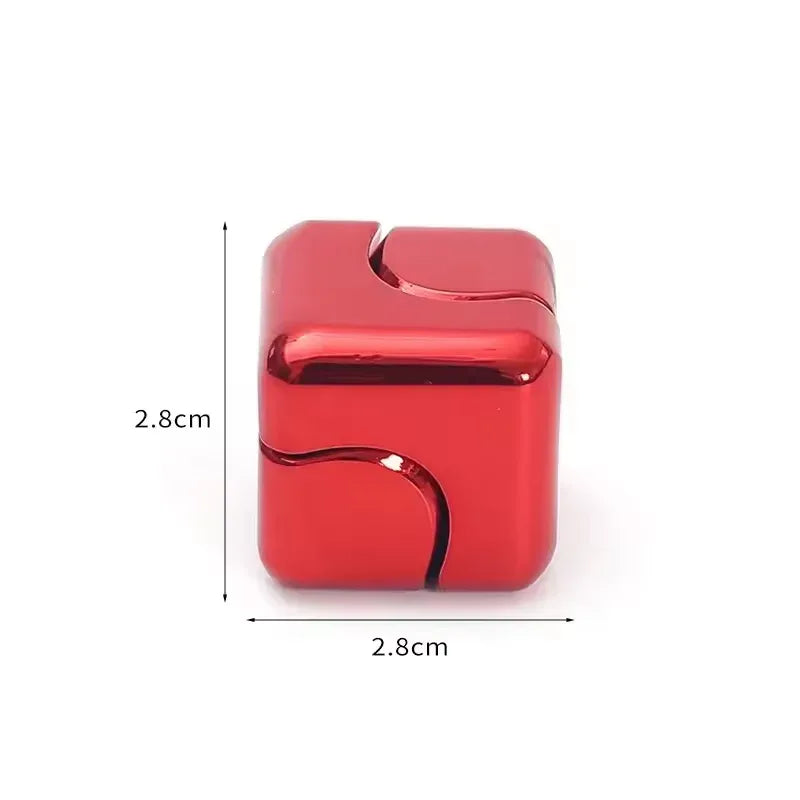 Metal Cube Spinner Fidget Toy for Stress & Focus Relief