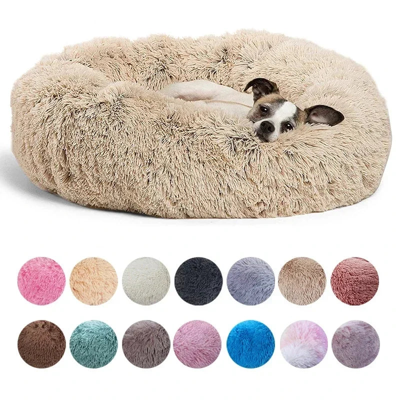 CozyRound™ Plush Pet Bed (40–90cm) - Urbizia