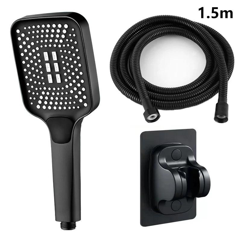 New Large Size High Pressure Overhead Rain Shower Head Large Flow Booster Rain Shower Head 360° Rotation Water Saving