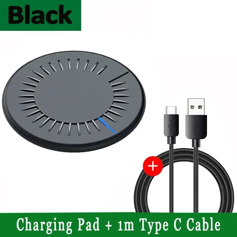 100W Fast Wireless Charger Pad – Qi Wireless Charging Station - Urbizia