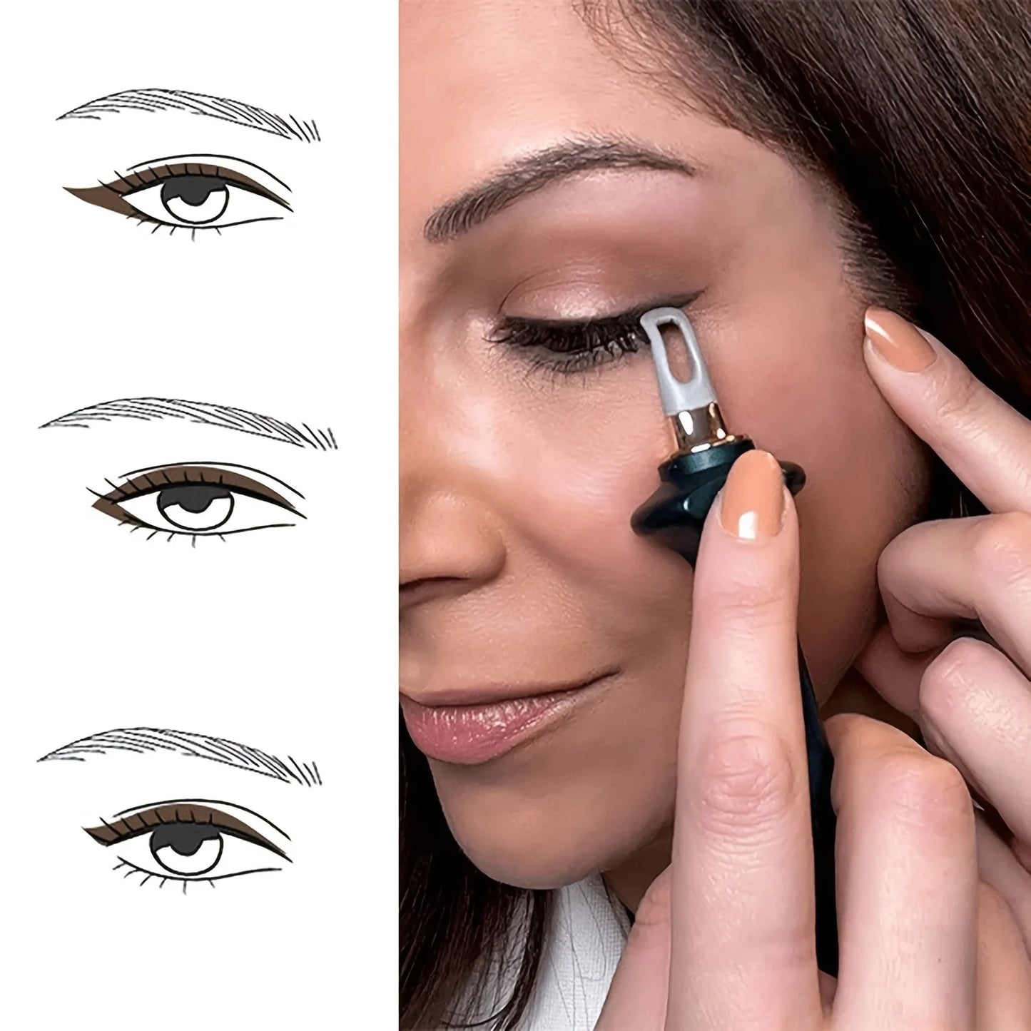 Silicone eyeliner brush - Urbizia