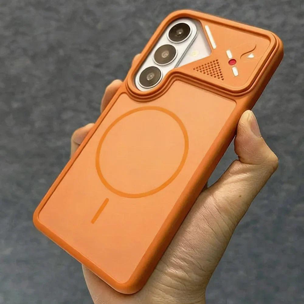 Magnetic MagSafe Case for Samsung Galaxy S26 Ultra Plus – PC+TPU