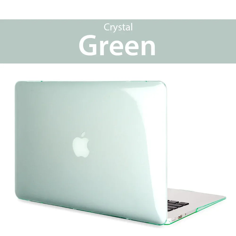 Glitter MacBook Hard Shell Case Cover 11–16 Inch