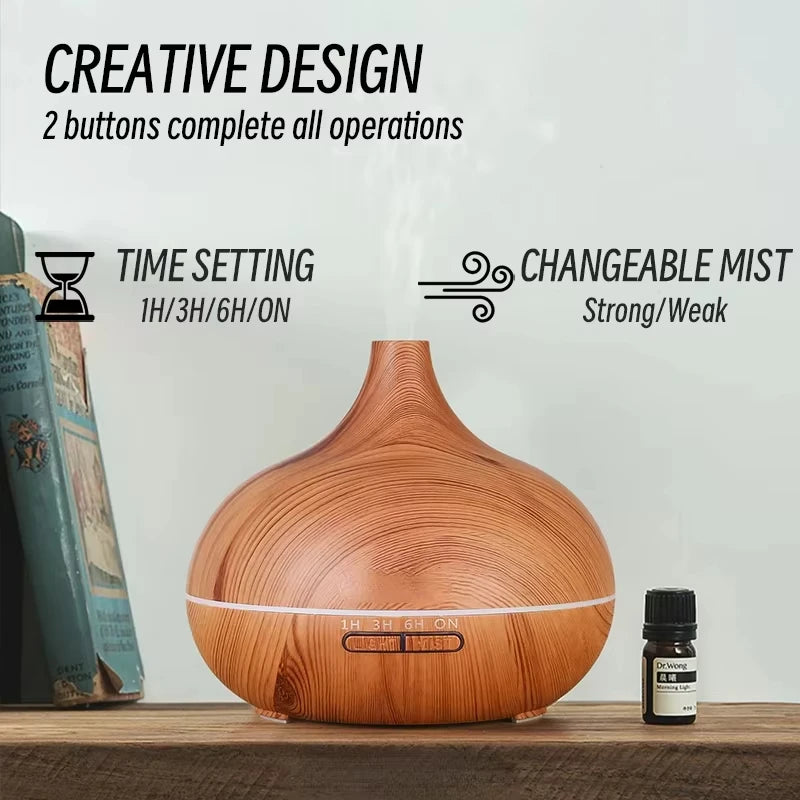 Air Humidifier Aromatherapy Essential Oil Diffuser - Urbizia