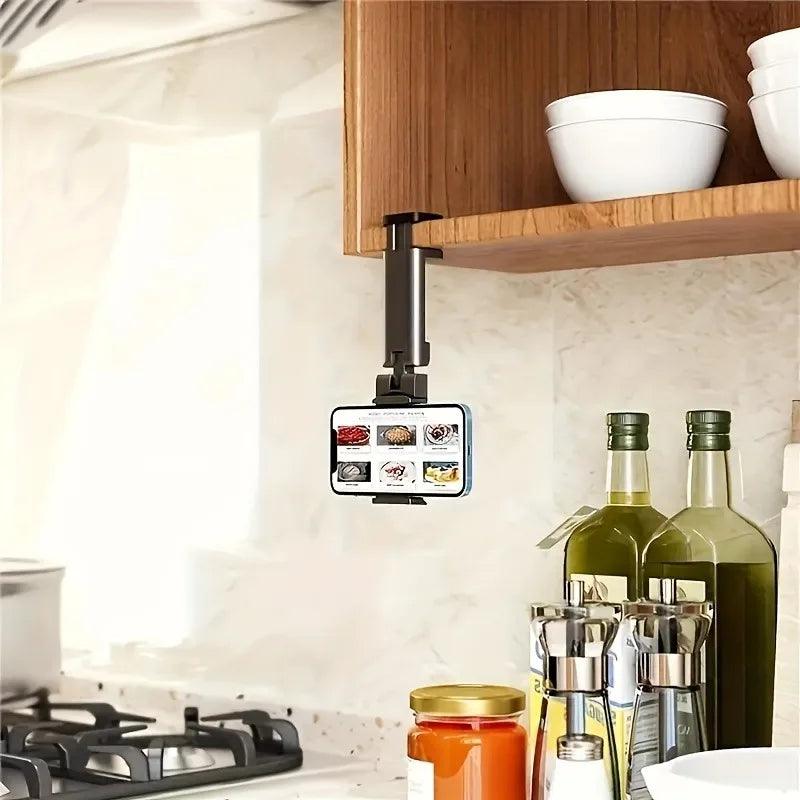 Airplane Phone Holder Portable Travel Stand Desk Flight Foldable Adjustable Rotatable Selfie Holding Train Seat Stand Support