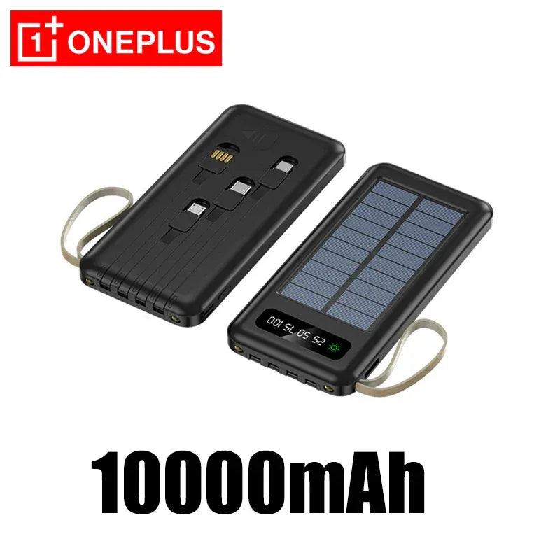 Solar Power Bank 50000mAh Fast Charging Portable Battery