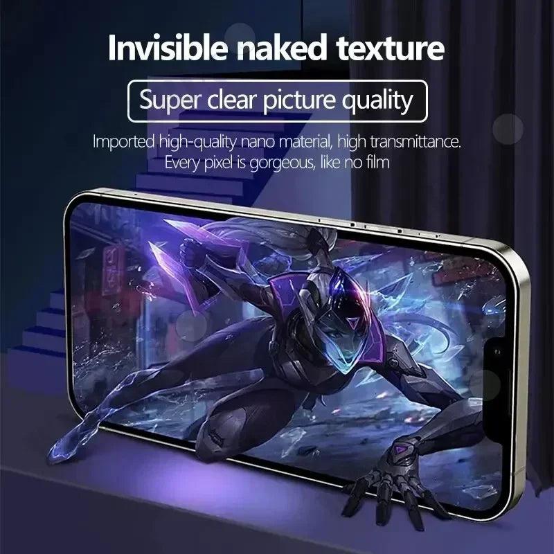 5 Pcs Hydrogel Film For iPhone 17 16 16e 15 14 13 12 11 Pro Max Plus 12 13 Mini 7 8 Plus SE XR XS Full Cover Screen Protector