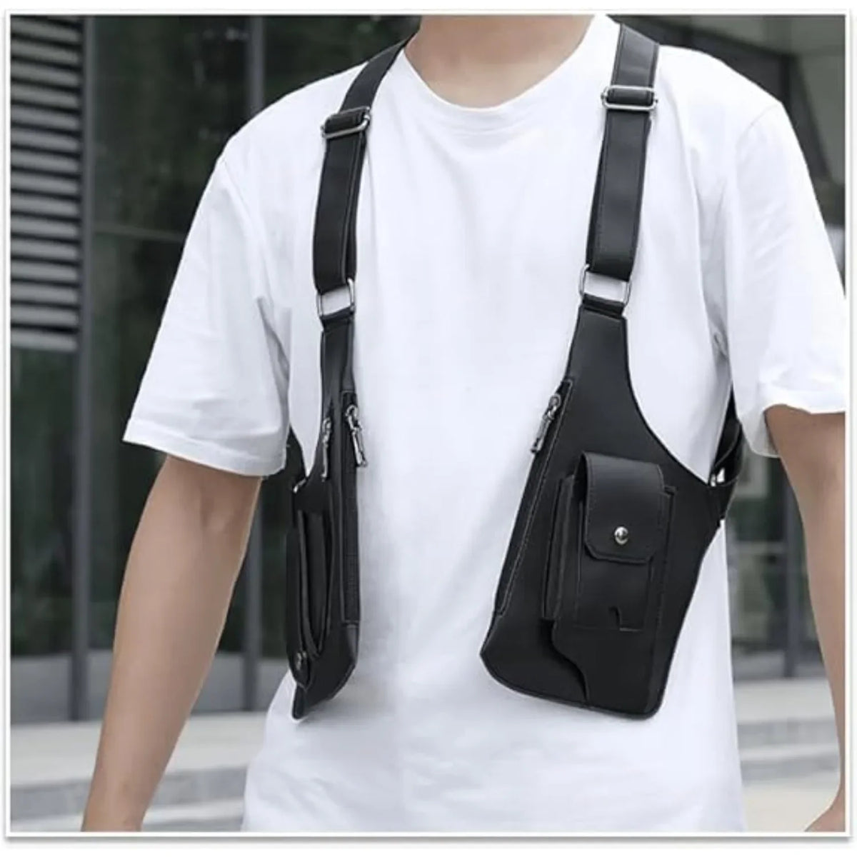 Underarm Anti-Theft Bag, Hidden Shoulder Holster, Double Storage Pouch, Phone Wallet Pocket