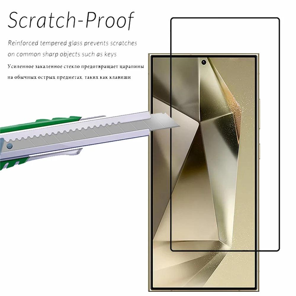 Tempered Glass For Samsung Galaxy S26 S25 S24 Ultra Screen Protector A17 A27 A37 A57 A56 A36 A26 A16 A55 A54 A53 A35 Film