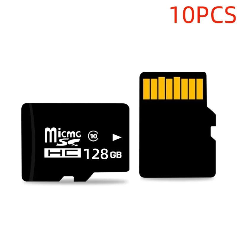 10PCS Wholesale High-Speed Memory Cards 4GB, 8GB TF, SD Cards C10, 16GB, 32GB, 64GB, 128GB TF Cards for Cameras, Digital Devices