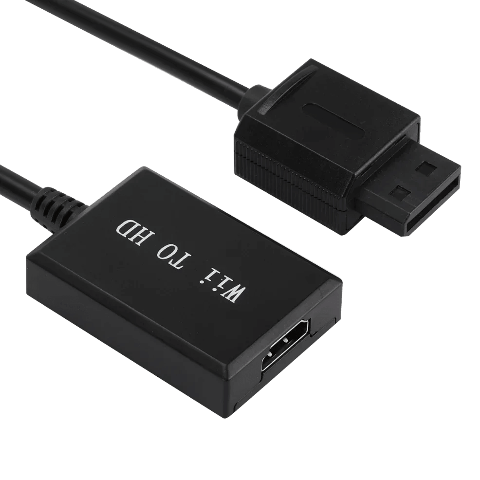 1080P Wii to HDMI Compatible Video and Audio Adapter Wii to HDMI Compatible Adapter Converter HD Supports Wii HD Monitor