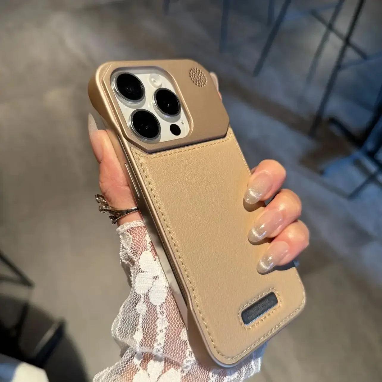 Business Leather MagSafe Case for iPhone 17–11 Pro Max