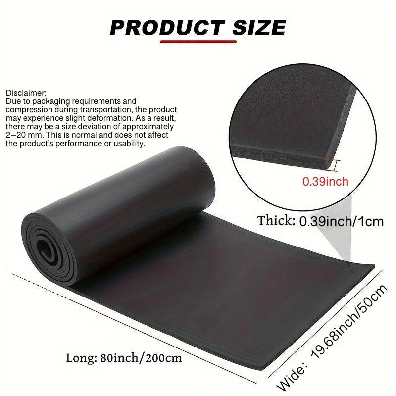 Self-Adhesive Black Foam Insulation Pad for Soundproofing & Heat Insulation Waterproof Flame Retardant Easy Cut DIY Foam Sheet