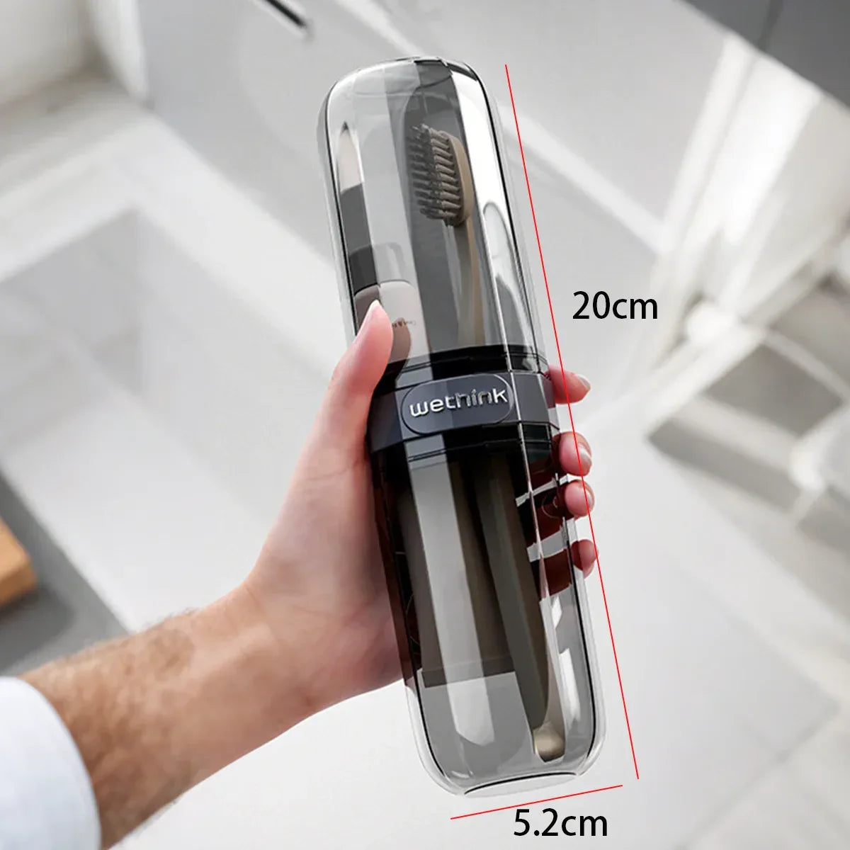 Portable Toothbrush & Toothpaste Travel Storage Case