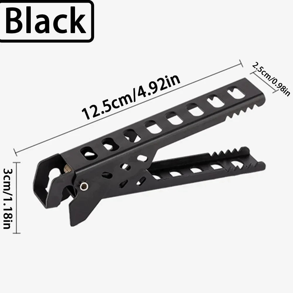 Outdoor Aluminium Anti-hot Alloy Clip Bowl Gripper Holder Portable Camping Pot Pan Handle Kitchen Accessories Cooking Supplies